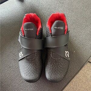 Peloton Red and Black Cycling Shoes